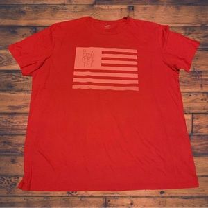 Old Navy Patriotic Fourth 4th of July Shirt Flag Pride Rock and Roll Love